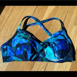 Twister bikini top, Blue Mystique